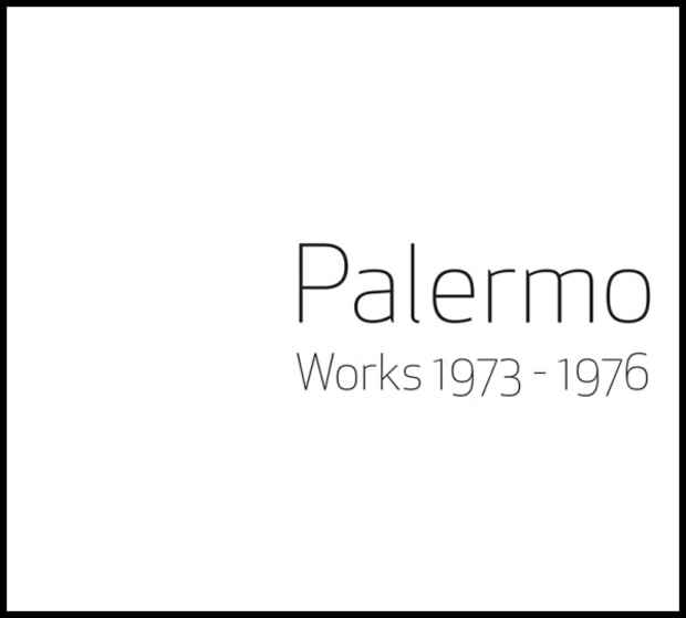 poster for Palermo “Works 1973-1976”