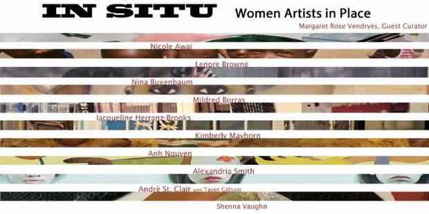 poster for “IN SITU: Women Artist in Place” Exhibition