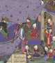 poster for “Bazm and Razm: Feast and Fight in Persian Art” Exhibition