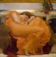 poster for “Leighton’s Flaming June” Exhibition