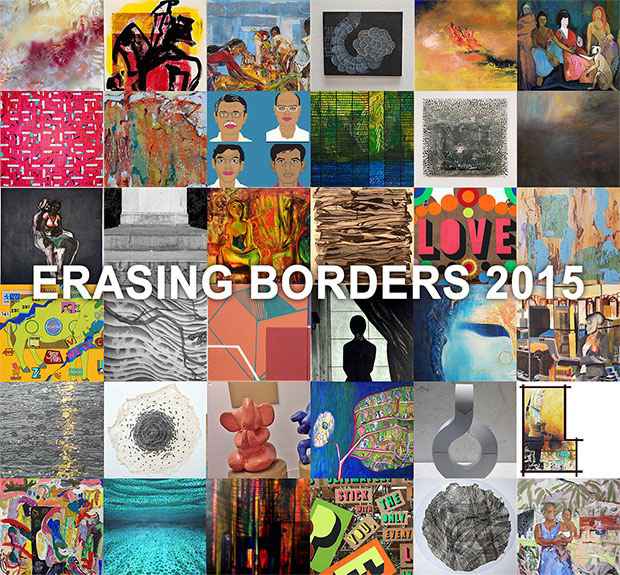 poster for “Erasing Borders 2015” Exhibition