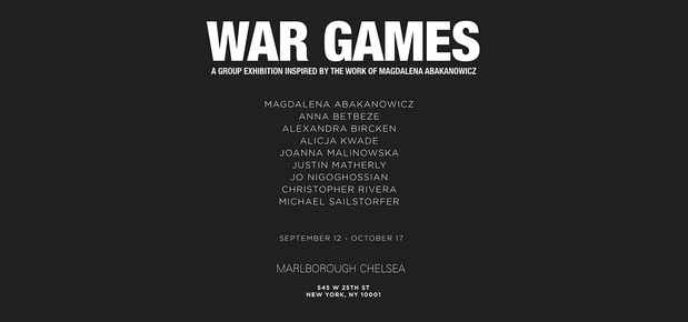 poster for “War Games” Exhibition