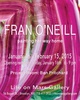 poster for Fran O’Neill “painting her way home”
