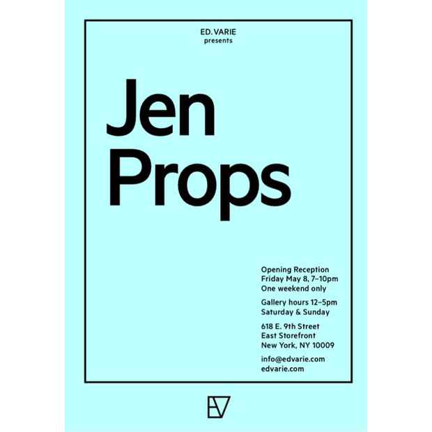 poster for Jen Props “PROP-UP!”