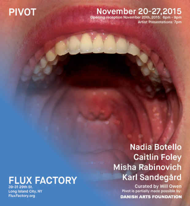 poster for “Pivot” Exhibition