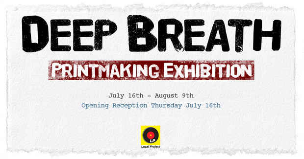 poster for “Deep Breath” Exhibition
