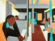 poster for Naomi Nemtzow “New Work: Subway Series”