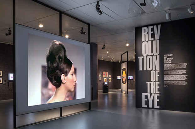 poster for “Revolution of the Eye: Modern Art and the Birth of American Television” Exhibition