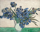 poster for Van Gogh “Irises and Roses”
