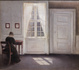 poster for “Painting Tranquility: Masterworks by Vilhelm Hammershøi” Exhibition