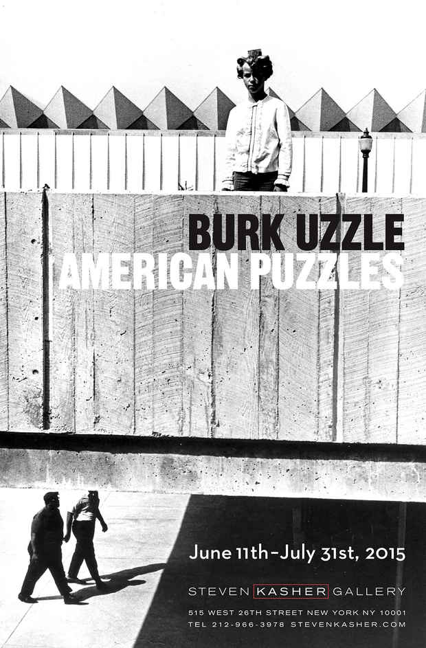 poster for Burk Uzzle “American Puzzles”