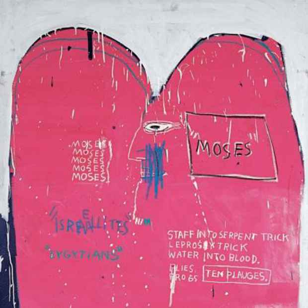 poster for Jean-Michel Basquiat “Words Are All We Have: Paintings”