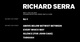 poster for Richard Serra “NJ1”