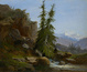 poster for “Rocks and Mountains: Oil Sketches from the Thaw Collection” Exhibition