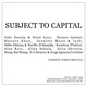 poster for “Subject To Capital” Exhibition