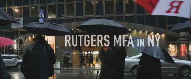 poster for “Rutgers In New York: MFA Exhibition”