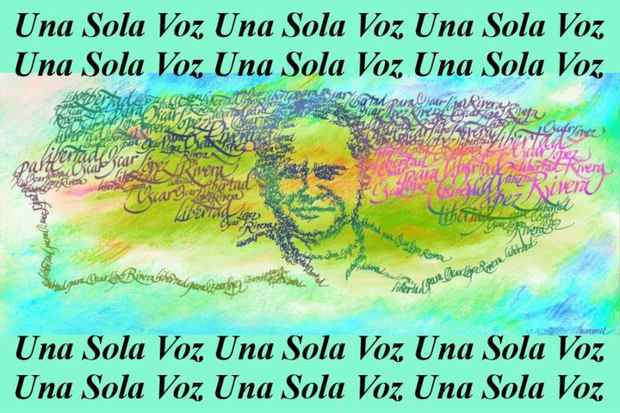 poster for Gustavo Santiago and Marisol Velez “Una Sola Voz”