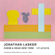 poster for Jonathan Lasker Exhibition