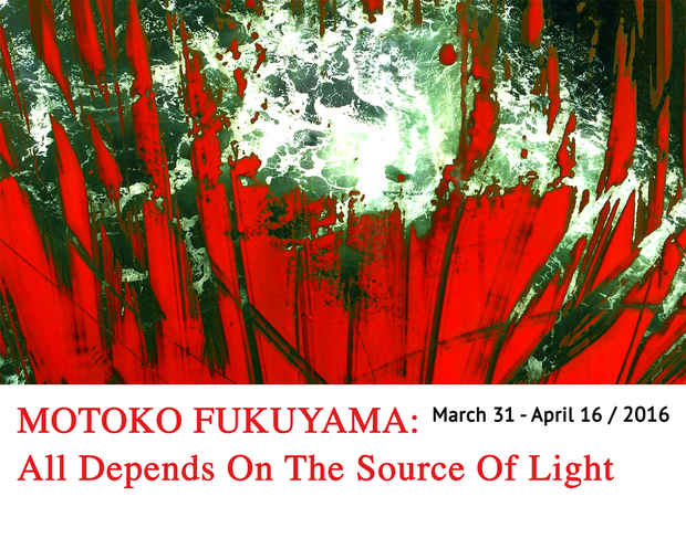 poster for Motoko Fukuyama “All Depends On The Source Of Light”