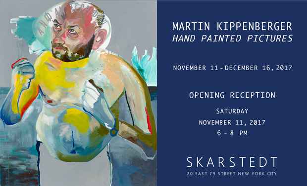 poster for Martin Kippenberger “Hand Painted Pictures”