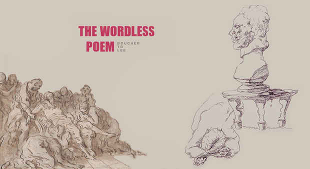 poster for “The Wordless Poem: Boucher to Lee” Exhibition