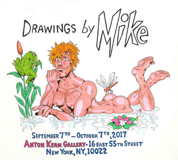 poster for Mike Kuchar “Drawings by Mike!”
