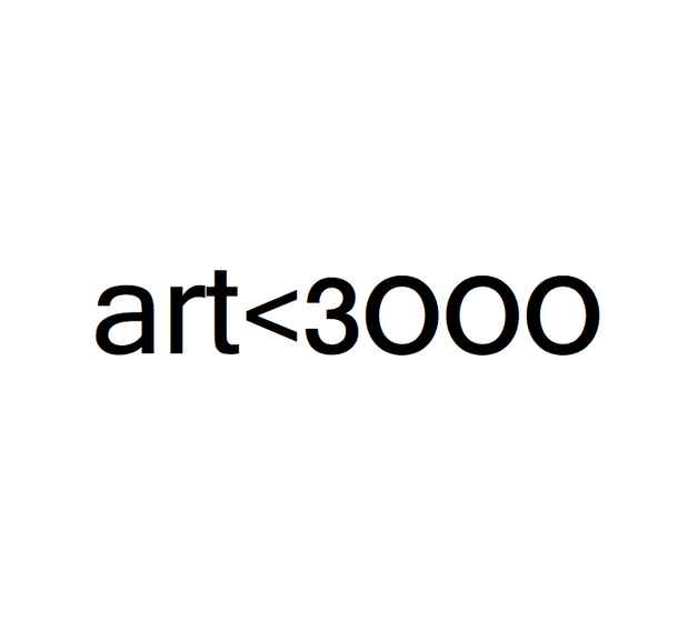 poster for “art<3OOO” Exhibition