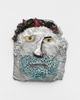 poster for Nicole Eisenman “Faces: Painted Reliefs”