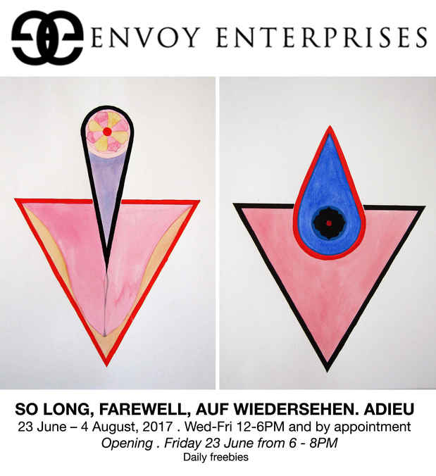 poster for “So Long, Farewell, Auf Wiedersehn, Adieu” Exhibition