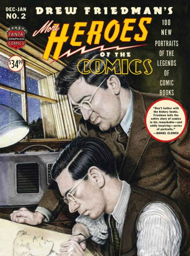 poster for “Heroes of the Comics” Exhibition