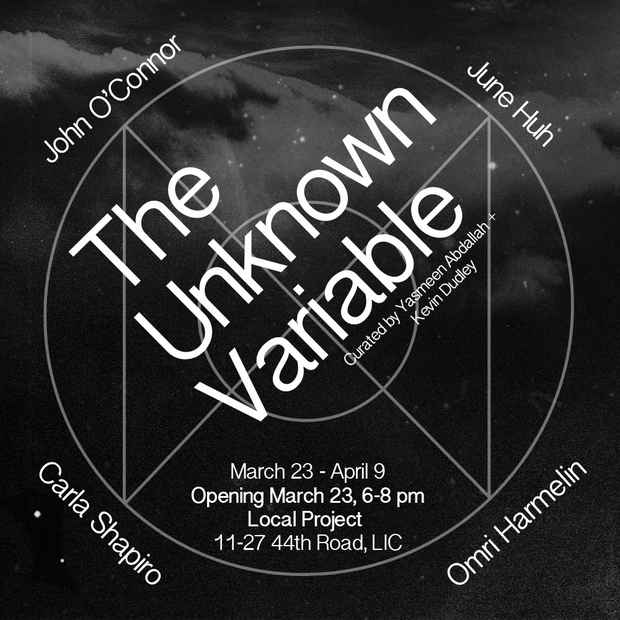 poster for “The Unknown Variable” Exhibition