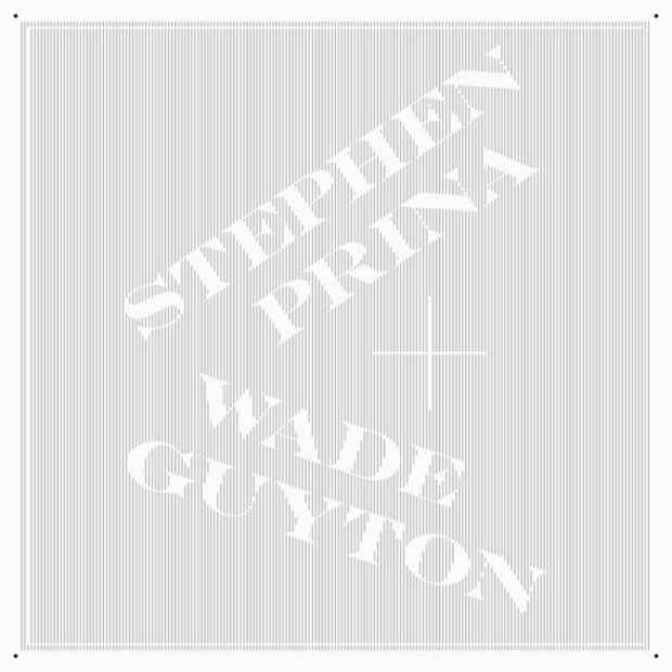 poster for  Wade Guyton and Stephen Prina Exhibition