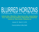 poster for “Blurred Horizons” Exhibition