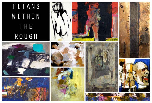 poster for “Titans Within The Rough” Exhibition