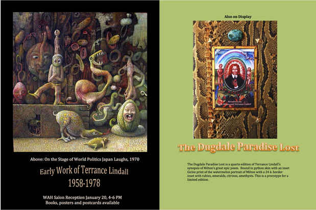 poster for “The Early Works of Terrance Lindall” Exhibition