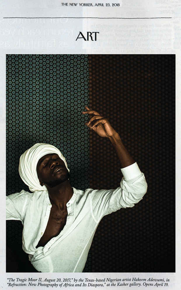 poster for “Refraction: New Photography of Africa and its Diaspora” Exhibition