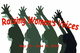 poster for “Raising Women’s Voices” Exhibition