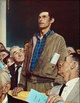 poster for “Rockwell, Roosevelt & the Four Freedoms” Exhibition