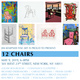 poster for “12 Chairs” Exhibition