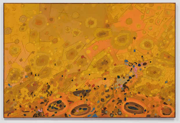 poster for Lee Mullican “Cosmic Theater”