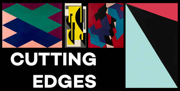 poster for “Cutting Edges: Nordic Concrete Art from the Erling Neby Collection” Exhibition