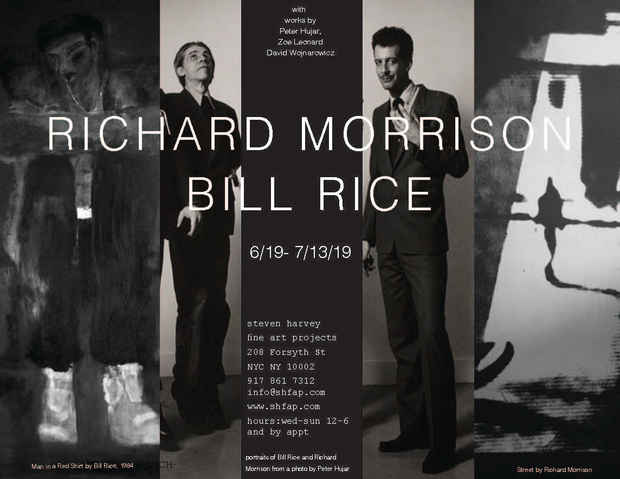 poster for Richard Morrison and Bill Rice Exhibition