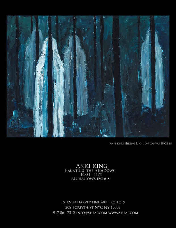 poster for Anki King “Haunting the Shadows”