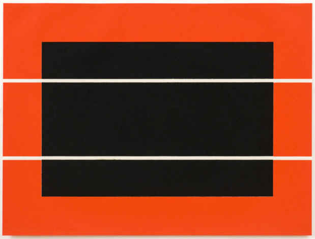poster for Barnett Newman, Donald Judd and Robert Motherwell “Something Rather Than Nothing”
