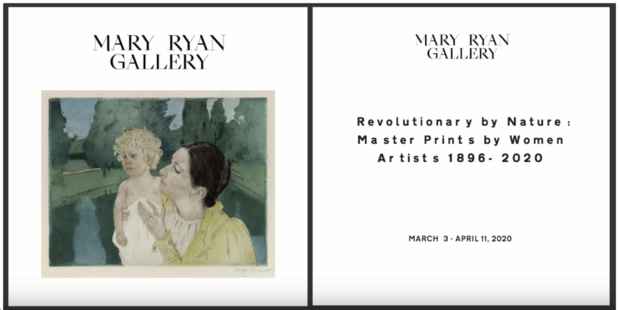 poster for “Revolutionary by Nature: Master Prints by Women Artists, 1896 - 2020” Exhibition
