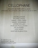 poster for “Cellophane” Exhibition