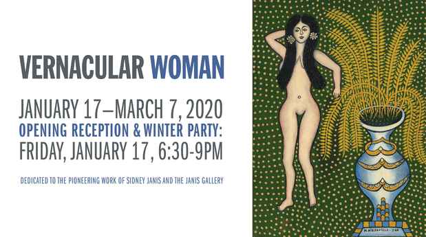 poster for “Vernacular Woman” Exhibition