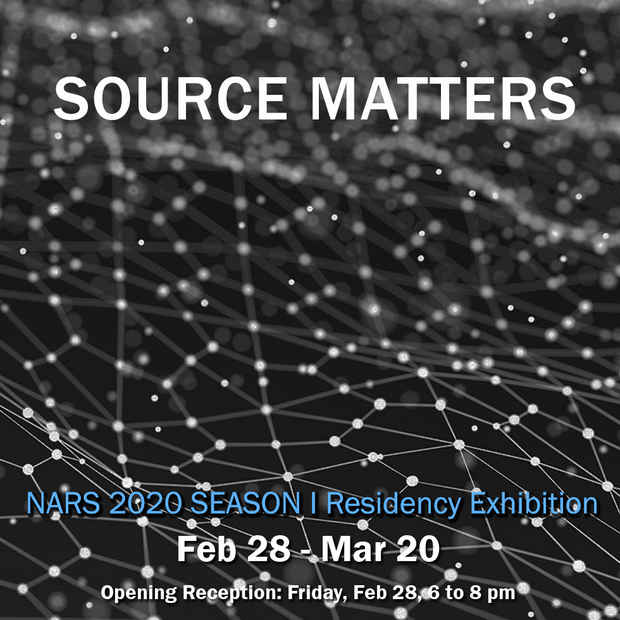 poster for “Source Matters” Exhibition