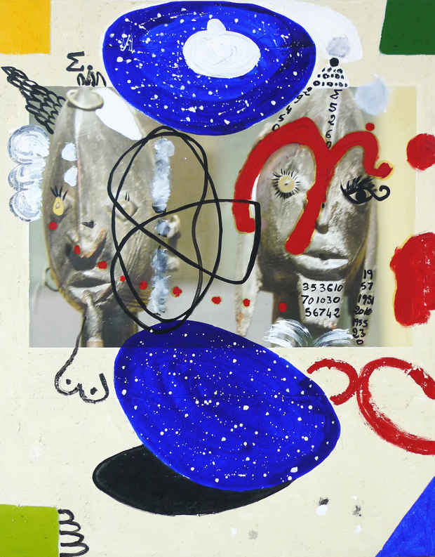 poster for “Afrique Nouvelle Vague: Bullets, Fetishes, Paintings, Graffiti,…” Exhibition