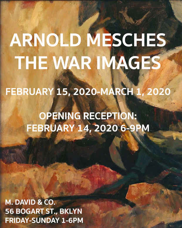 poster for Arnold Mesches “The War Images”